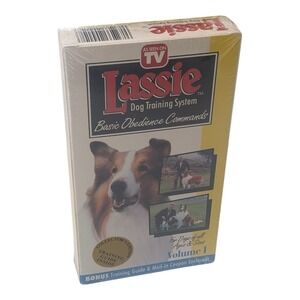 Lassie Dog Training System VHS Tape Basic Obedience Commands Sealed New